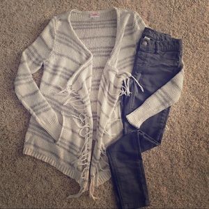 FINAL PRICE DROP! Justice Cardigan Jegging Set